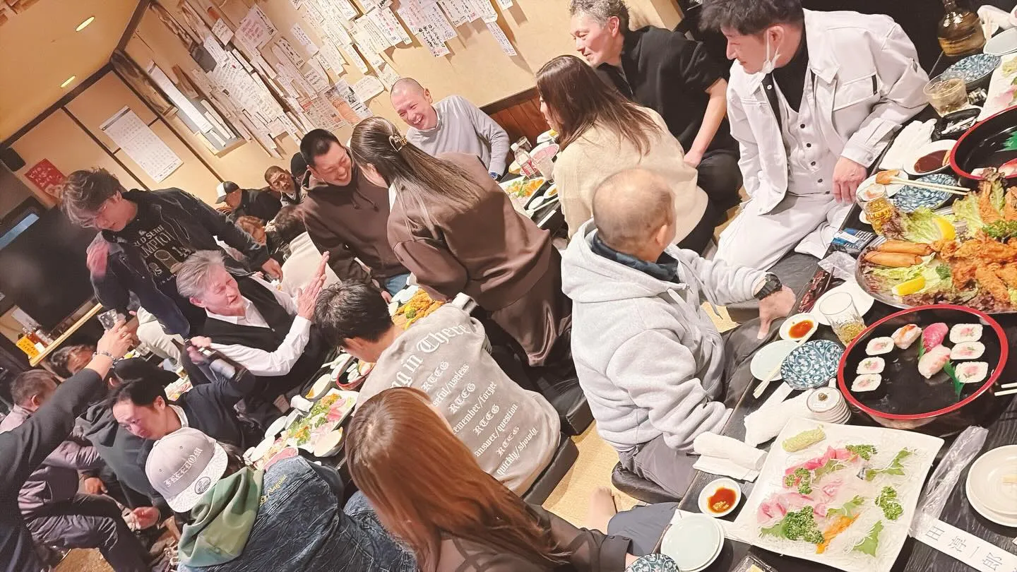 弊社主催の忘年会。